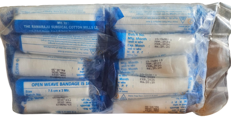 BANDAGE CLOTH 7.5CM * 3M 1s BANDAGE CLOTH 7.5CM * 3M 1s