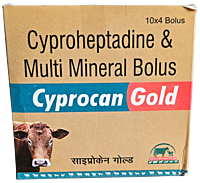 CYPROHEPTADINE & MULTI MINERAL, VITAMIN BOLUS 4s